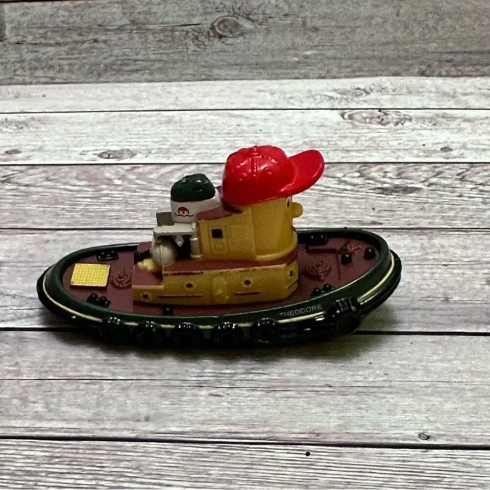 Thomas & Friends ERTL Theodore Tugboat Toy - Red, Yellow, Black vintage 1998